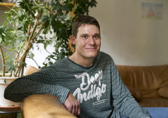Éric Bianchi, diacre suffragant de l'Église évangélique réformée vaudoise. © Max Idje